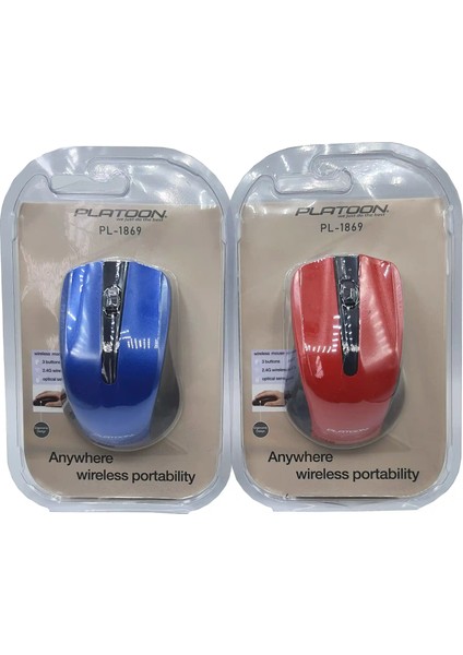 Kablosuz Mouse Lux Vakum Platoon PL-1869