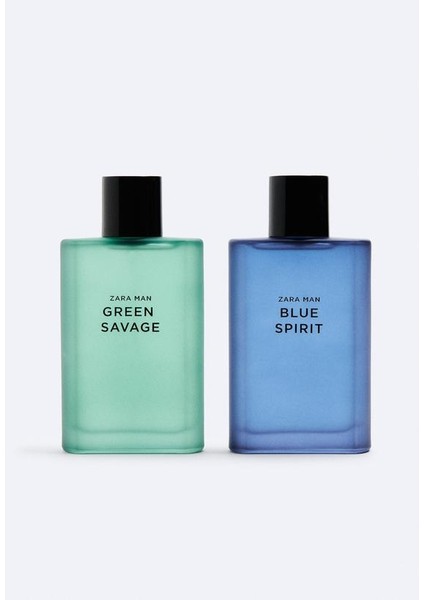 Man Green Savage + Zara Man Blue Spırıt Eau De Toılette 2x 90 ml modelleri