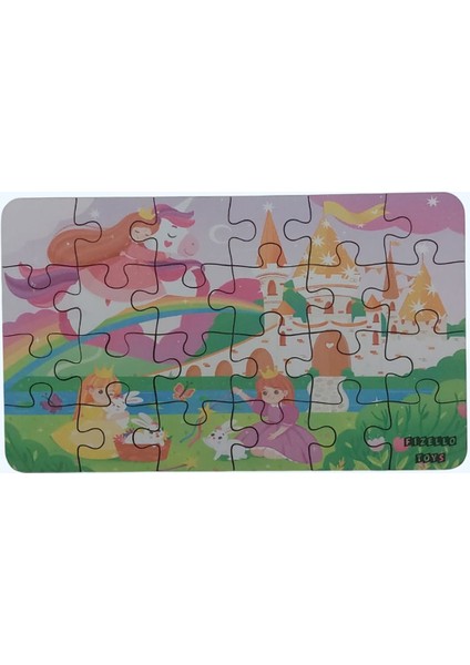 Unicorn - Tek Boynuzlu At / Small Puzzle 3-7 Yaş 24 Parça