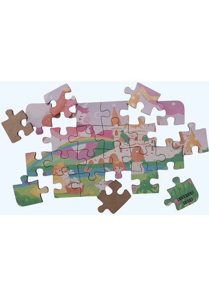 Unicorn - Tek Boynuzlu At / Small Puzzle 3-7 Yaş 24 Parça