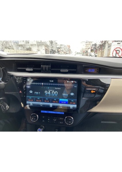 Toyota Corolla (2012-2016)-10.1''ANDROİD Gerçek 2+32 GB / 4 Çekirdek 1.6ghz / Wıfı 5.0ghz / Bt 5.4-Kablosuz Carplay-Ahd Hd Geri Görüş Kamera Hediye