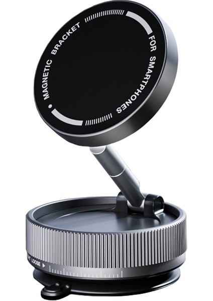 Araba Araç Içi & Ev Içi Tüm Yüzeylerde Güçlü Sabitleme Manyetik ve Vakum Tabanlı 360° Telefon Tutucu