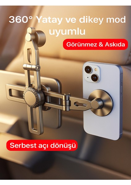Raylı Katlanabilir Manyetik Telefon Tutucu Araç Içi, Ev & Ofis Için Her Yere Uygun Güçlü Tutucu fiyatları