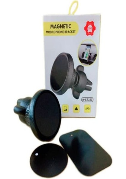 Havalandırma Klipsli Mıknatıslı Araba Araç Içi Telefon Tutucu Manyetik, 360° Döner, Pratik ve Sağlam modelleri