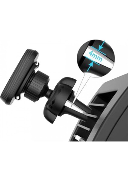 Oto Araba Araç Içi Telefon Tutucu Mıknatıslı Havalandırma Izgarası Klipsli Güçlü Manyetik Tutucu