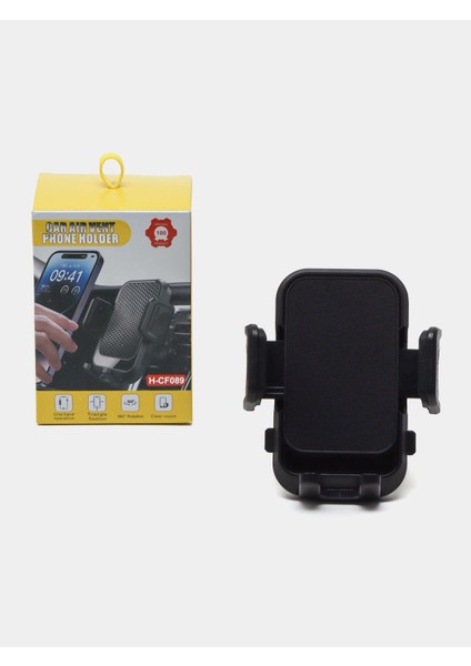 Araç Içi Telefon Tutucu, Havalandırma Klipsli, 360° Dönebilen, Otomatik Açılır, Sarsıntıya Dayanıklı