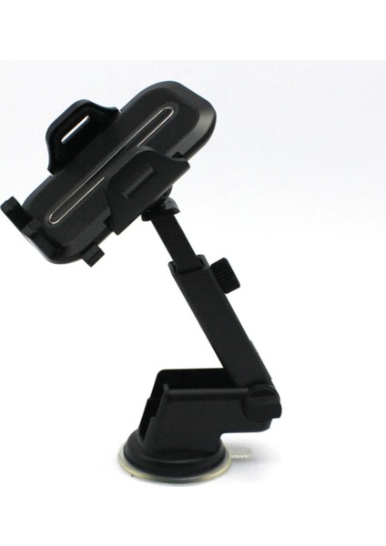 Araba Araç Içi Telefon Tutucu Tek Elle Kullanım, Uzatılabilir Kol, Cam & Torpido Montaj & Tam Koruma