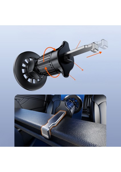 Araba Araç Içi Havalandırma Klipsli Manyetik Telefon Tutucu 360° Dönen Başlık Sarsılmaz Güçlü Tutuş fırsatları
