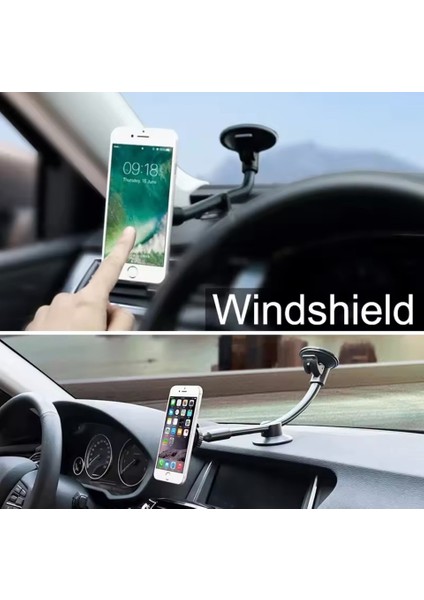 Araba Araç Içi Telefon Tutucu Mıknatıslı Manyetik, Cam & Torpido Vantuzlu Uzun Akrobat Güçlü Tutucu fiyatları