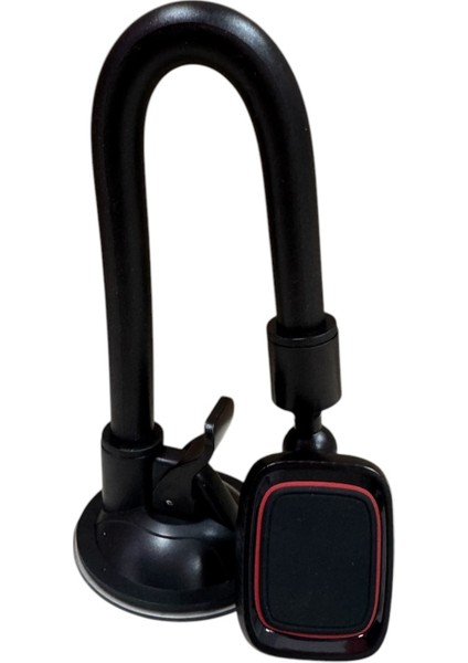 Araba Araç Içi Telefon Tutucu Mıknatıslı Manyetik, Cam & Torpido Vantuzlu Uzun Akrobat Güçlü Tutucu