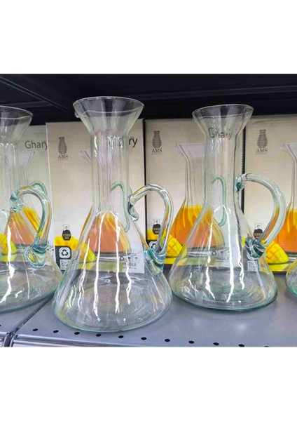 Özel Tasarım Cam Karaf Sürahi 1250 ml