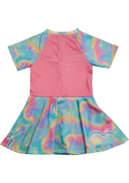 5228 Kız Çocuk Siera Kısa Kol Elbise Mayo fiyatları