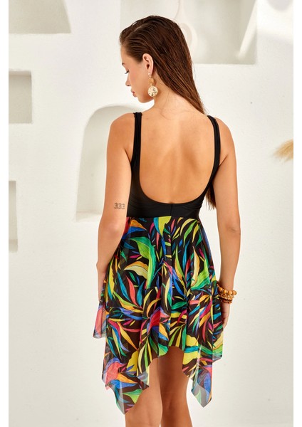 4120 Tül Detaylı Elbise Mayo fırsatları