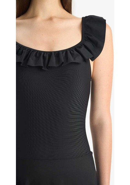 Yeni Sezon Regular Fit Etekli Mayo-Fall In Love indirimleri