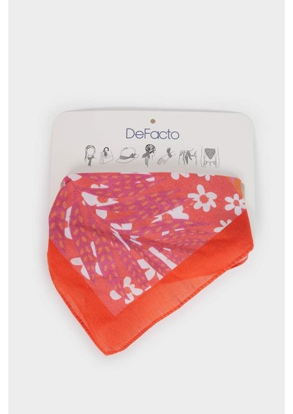 Yeni Sezon Kadın Desenli Pamuklu Bandana