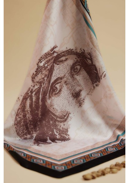 Yeni Sezon Kadın Zeugma Temalı Fular