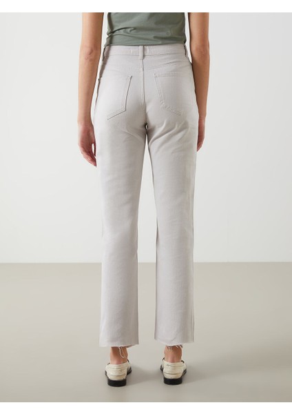 Yeni Sezon Standart Fit Gabardin Kadin Pantolon - S5M961Z8