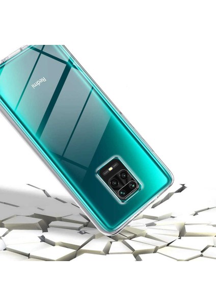 Xiaomi Redmi Note 9s / Note 9 Pro Uyumlu Ön Arka 360 Tam Koruma Şeffaf Soft Silikon Kılıf