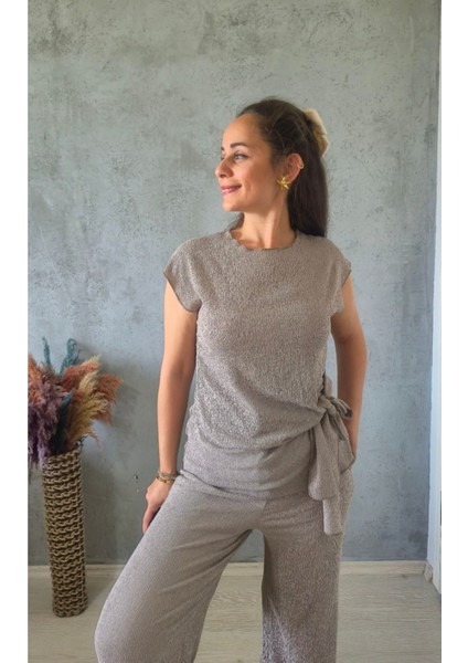 Pantolon Bluz Takım Krinkıl Kumaş fiyatları