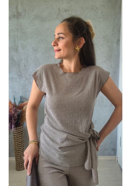 Pantolon Bluz Takım Krinkıl Kumaş fırsatları