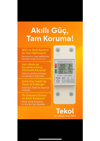 Tekol Akıllı Röle modelleri