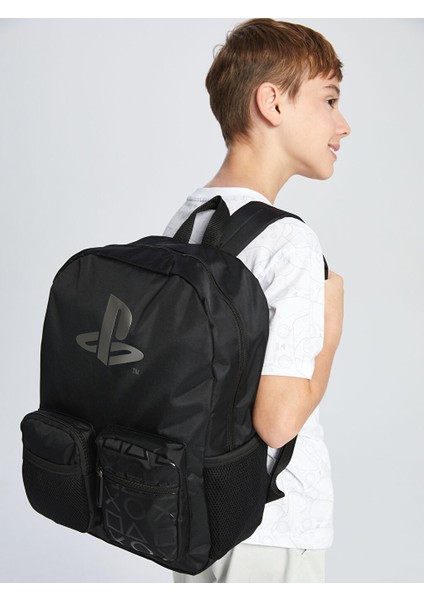 Yeni Sezon Playstation Baskili Erkek Cocuk Sirt Cantasi - S55501Z4