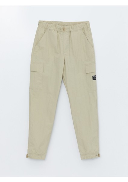Yeni Sezon Rahat Kalip Beli Lastikli Erkek Cocuk Kargo Jogger Pantolon - S4GU28Z4