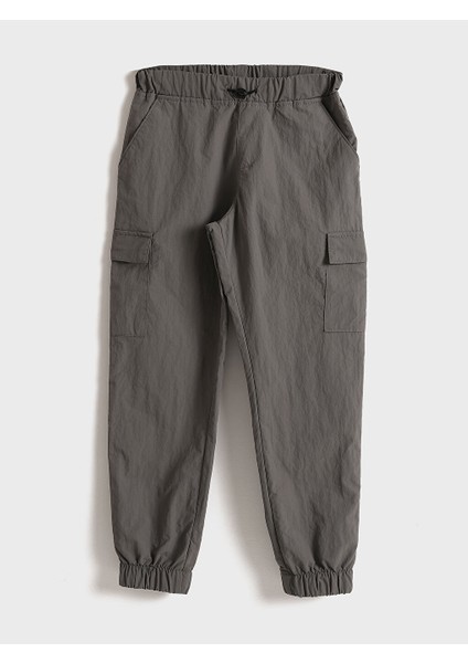 Yeni Sezon Rahat Kalip Beli Lastikli Erkek Cocuk Kargo Jogger Pantolon - S4GU28Z4