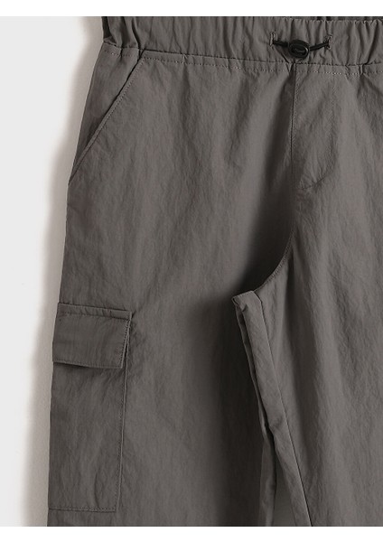 Yeni Sezon Rahat Kalip Beli Lastikli Erkek Cocuk Kargo Jogger Pantolon - S4GU28Z4 fırsatları