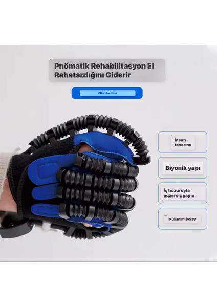 Sağ El -El Rehabilitasyon Robotu - Parmak Egzersiz - Fiziktedavi Destekli Akıllı Eldiven modelleri