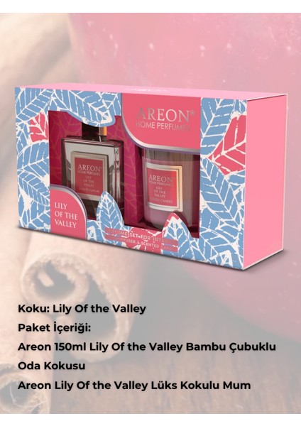 Home PERF.150ML + Candle Lily Of The Valley Set