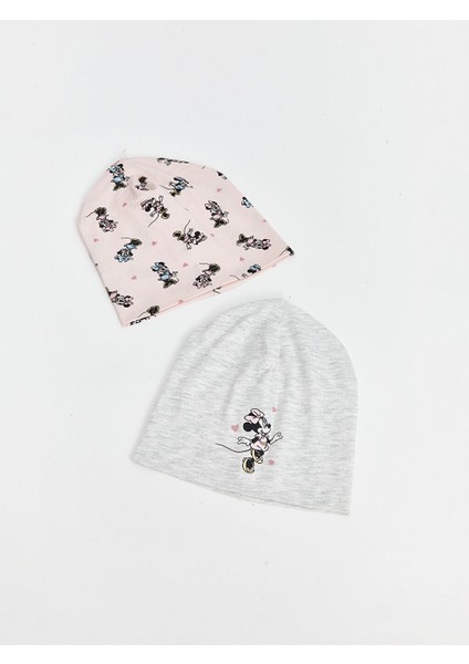 Yeni Sezon Minnie Mouse Baskili Kiz Bebek Bere 2'li - S56393Z1