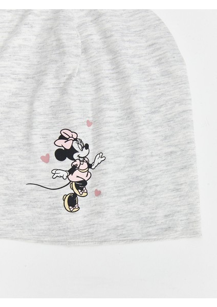 Yeni Sezon Minnie Mouse Baskili Kiz Bebek Bere 2'li - S56393Z1