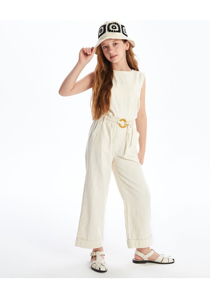 Yeni Sezon Beli Lastikli Kiz Cocuk Pantolon - S5ET85Z4