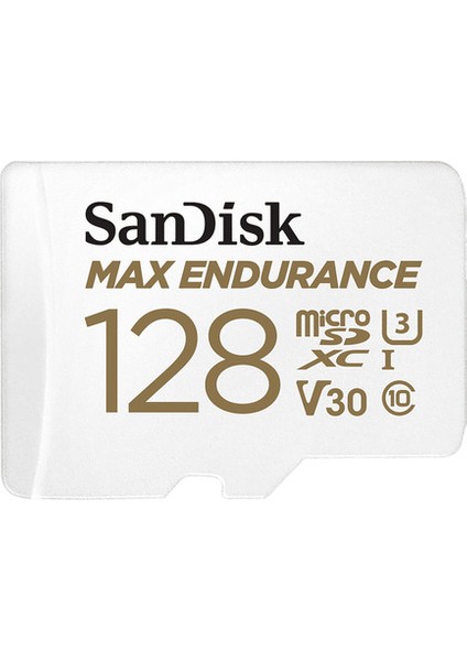 Max Endurance Microsdxc 128GB + Sd Adapter - For Home Security Cameras &amp; Dashcams