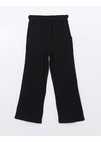 Yeni Sezon Beli Lastikli Dokulu Kiz Cocuk Pantolon - S5HL60Z4