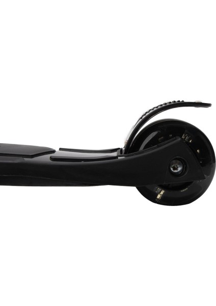 Işıklı Tekerlekli Scooter-Siyah