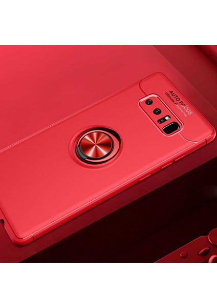Samsung Galaxy Note 8 Kılıf Kırmızı-Kırmızı Draco Yüzüklü Silikon Orijinal Esnek Ince Geliştirilmiş Dayanıklı Darbe Karşıtı Koruyucu Yeni Nesil Tasarım (Samsung Galaxy Note 8, Kırmızı-Kırmızı)
