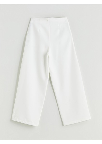 Yeni Sezon Wideleg Cicekli Kiz Cocuk Pantolon - S5QE19Z4