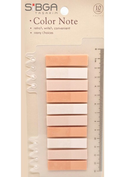 Şeffaf Renkli Postit Post-It Post It. Kitap Ayracı Ayraç Postit Sticker Not Kağıdı 200 Yaprak