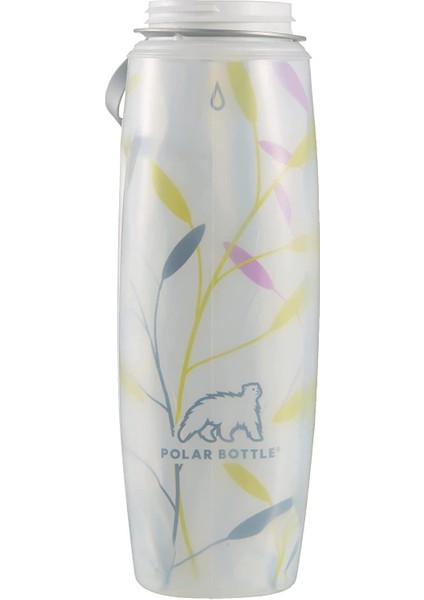 Bottle Ergo Insulated Graphic Termos 0.65 Litre-Pembe-Yeşil