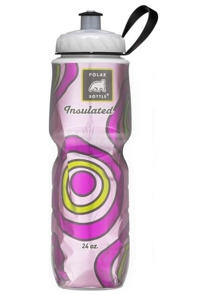 Bottle Insulated Graphic Termos 0.70 Litre-Pembe