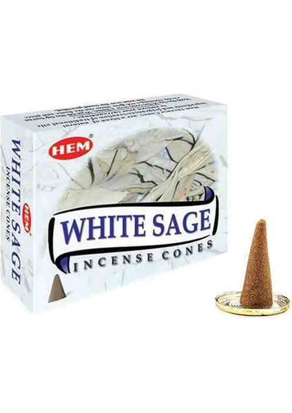 Hem White Sage 3 Paket Ekonomik Seçim Konik Tütsü