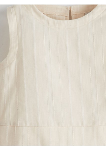 Yeni Sezon Bisiklet Yaka Kiz Cocuk Crop Bluz - S5ER92Z4