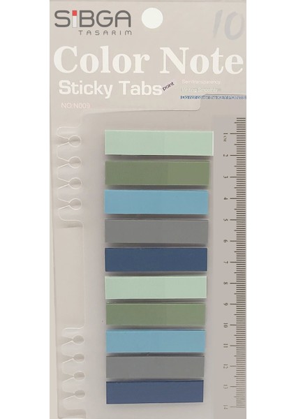 Şeffaf Renkli Postit Post-It Post It. Kitap Ayracı Ayraç Postit Sticker Not Kağıdı 200 Yaprak