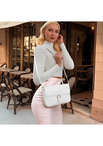 Tokalı Detaylı Mıknatıs Kapamalı El ve Omuz Çantası Uzun Askılı Geniş Hacimli Model fiyatları
