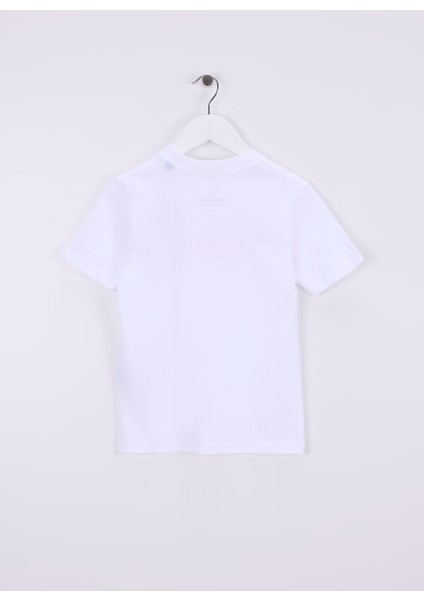 Baskılı Beyaz Erkek Çocuk T-Shirt 12278335 fiyatları