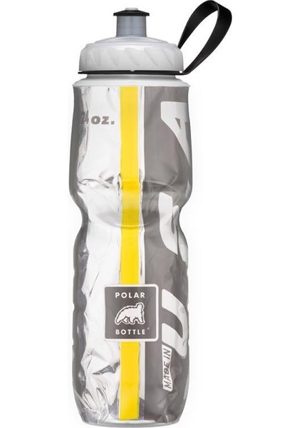 Bottle Insulated Team Sports Termos 0.70 Litre-Siyah-Sarı