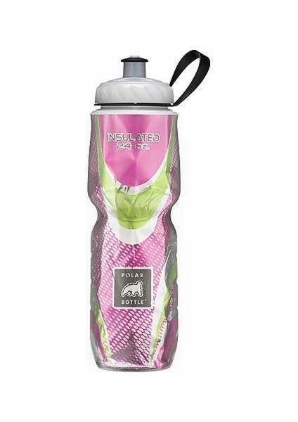 Bottle Insulated Spin Bloom Termos 0.70 Litre-Pembe