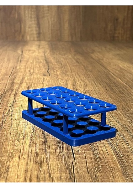 18'li Eppendorf Tüpü Standı (Mavi)